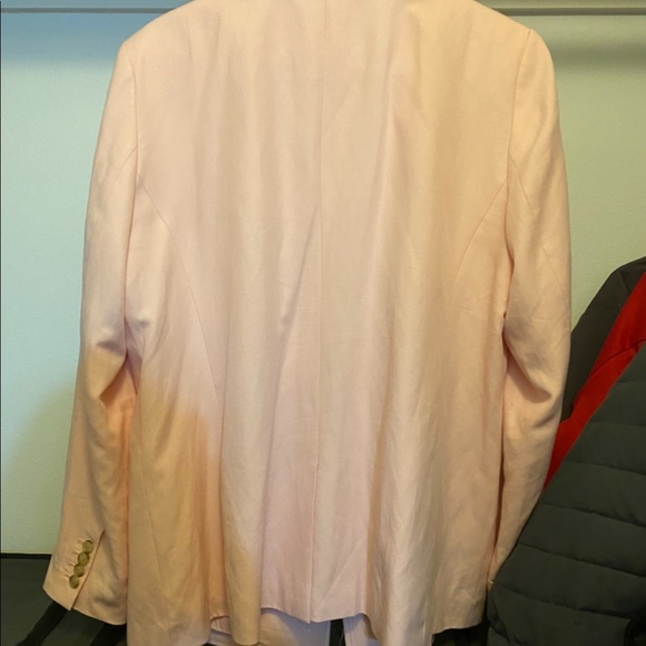 Loft Pink Linen Blend Blazer size 18 - Picture 2 of 4